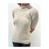 EST' SEVEN  - Nikole Square Top  |  Latte